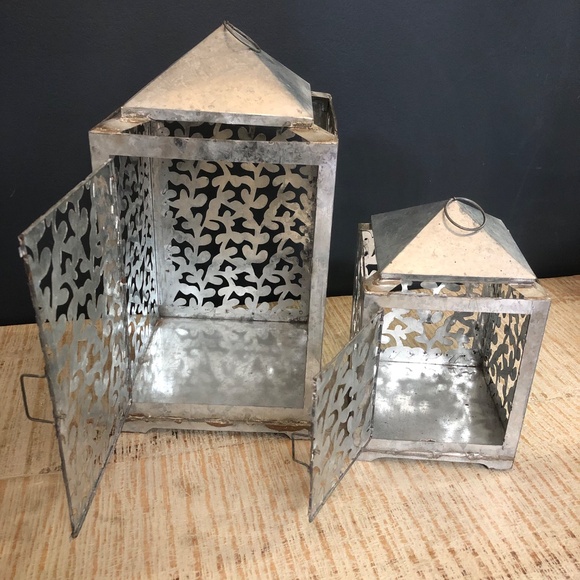 Set of Two Garden Lanterns by Jeremie - Picture 2 of 9
